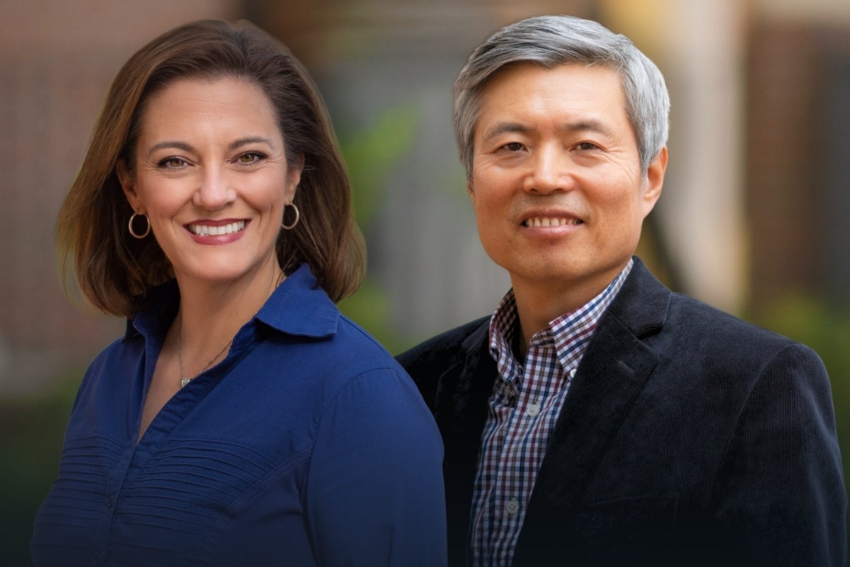 woody kim and lydia hanks headshot