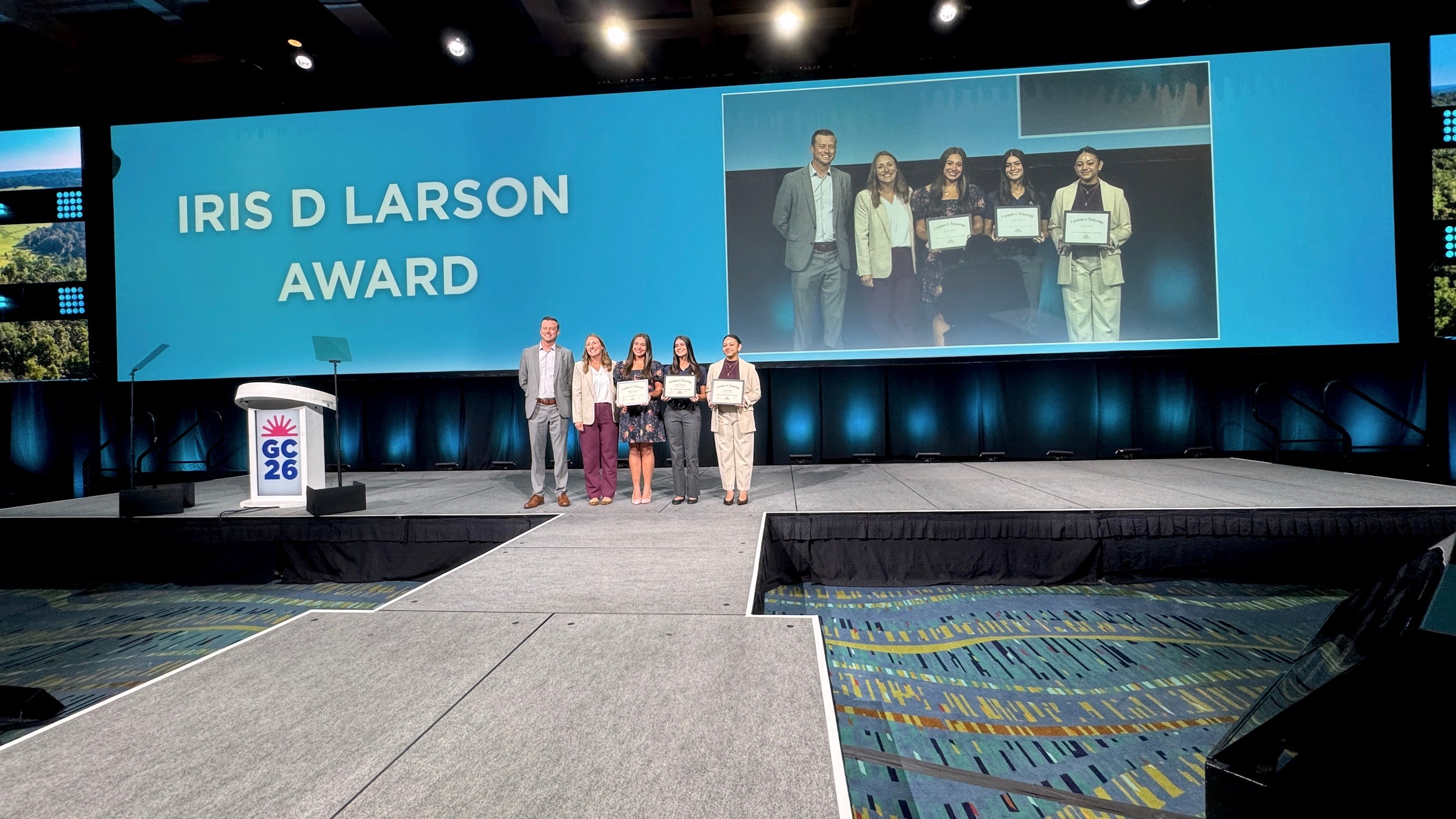 iris larson award 2026 award reception in west palm beach