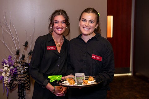 photo taken during the little dinner series beetlejuice event