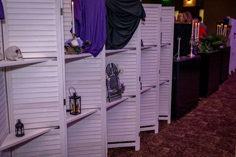 photo taken during the little dinner series beetlejuice event