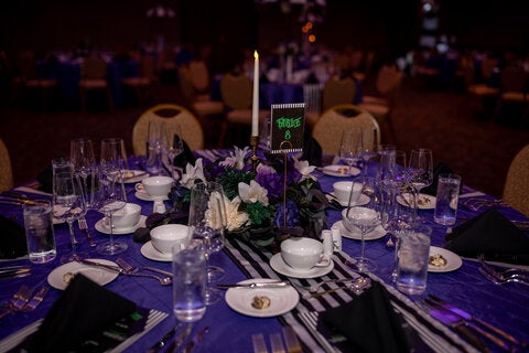 photo taken during the little dinner series beetlejuice event