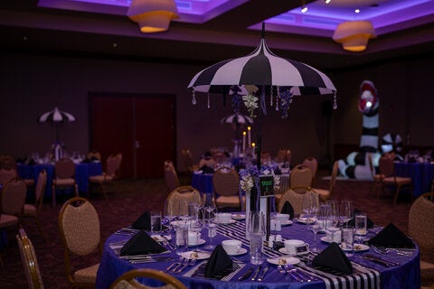 photo taken during the little dinner series beetlejuice event