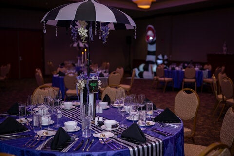 photo taken during the little dinner series beetlejuice event