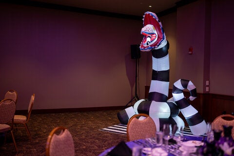 photo taken during the little dinner series beetlejuice event