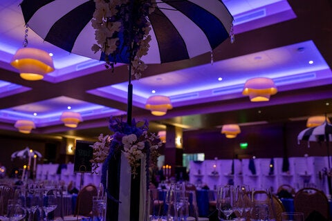 photo taken during the little dinner series beetlejuice event