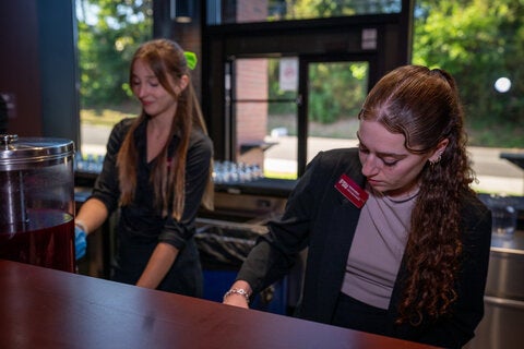 photo taken during the little dinner series beetlejuice event