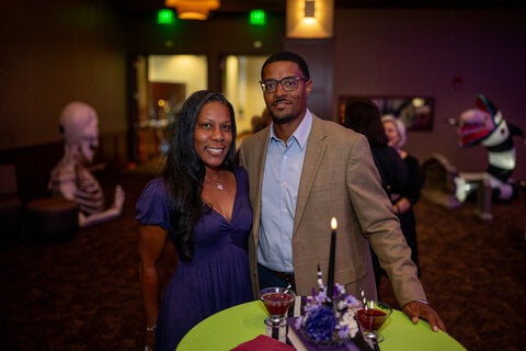 photo taken during the little dinner series beetlejuice event