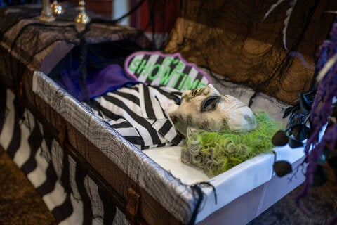 photo taken during the little dinner series beetlejuice event