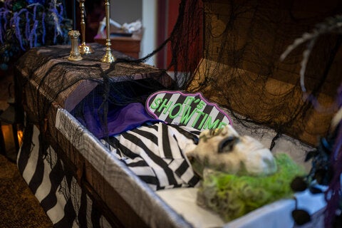 photo taken during the little dinner series beetlejuice event