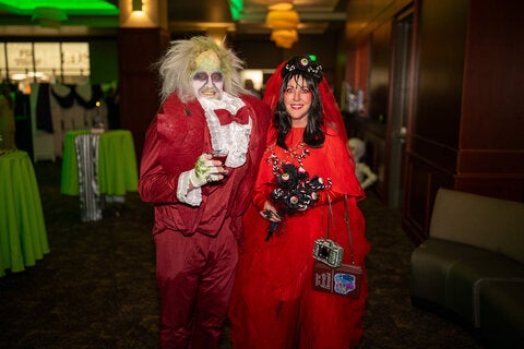 photo taken during the little dinner series beetlejuice event
