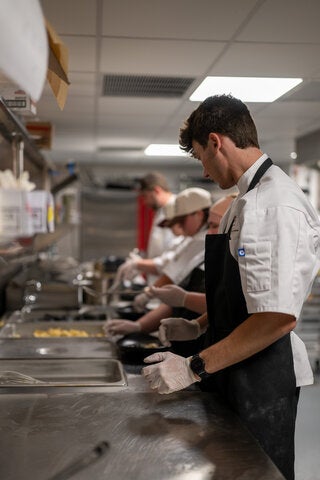 photo taken during the little dinner series beetlejuice event