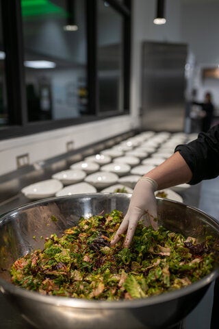 photo taken during the little dinner series beetlejuice event