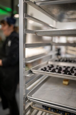 photo taken during the little dinner series beetlejuice event