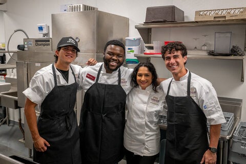 photo taken during the little dinner series beetlejuice event