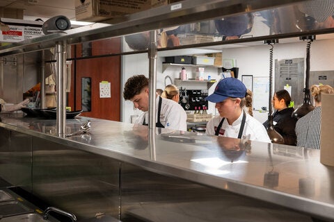 photo taken during the little dinner series beetlejuice event