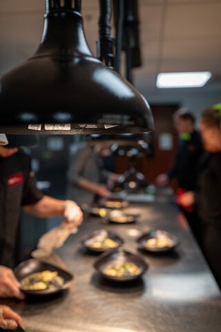 photo taken during the little dinner series beetlejuice event