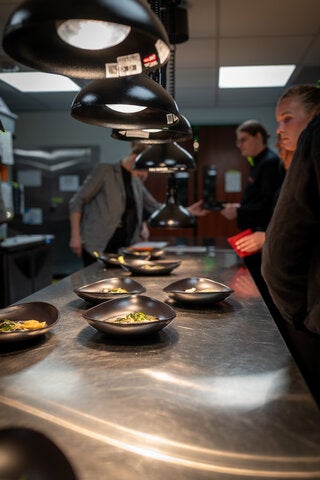 photo taken during the little dinner series beetlejuice event