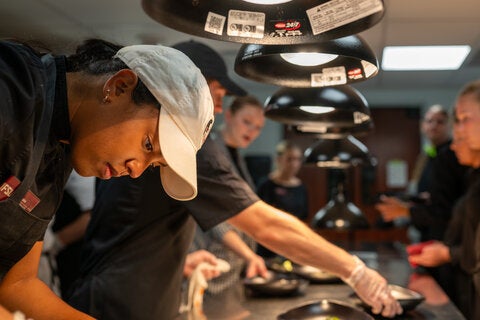 photo taken during the little dinner series beetlejuice event