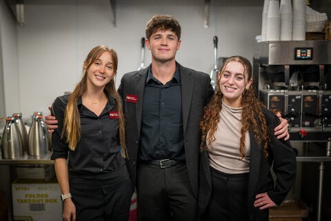 photo taken during the little dinner series beetlejuice event