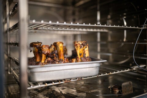 photo taken during the little dinner series beetlejuice event