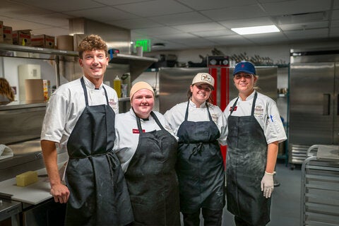 photo taken during the little dinner series beetlejuice event