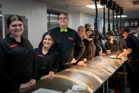 photo taken during the little dinner series beetlejuice event