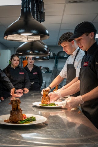 photo taken during the little dinner series beetlejuice event