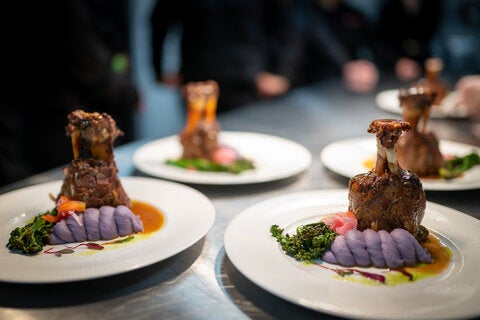 photo taken during the little dinner series beetlejuice event