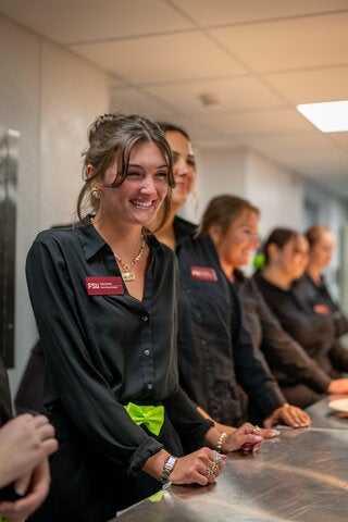 photo taken during the little dinner series beetlejuice event