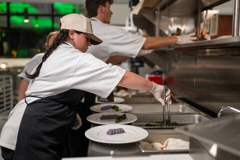 photo taken during the little dinner series beetlejuice event