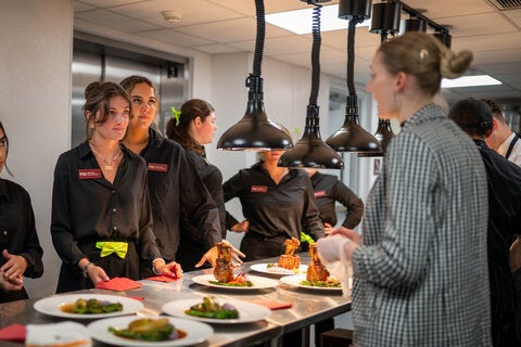 photo taken during the little dinner series beetlejuice event