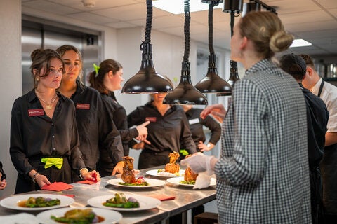 photo taken during the little dinner series beetlejuice event