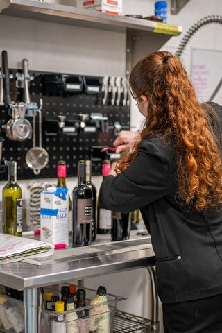 photo taken during the little dinner series beetlejuice event