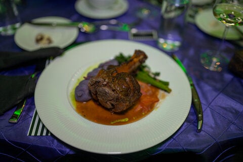 photo taken during the little dinner series beetlejuice event