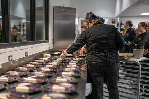 photo taken during the little dinner series beetlejuice event