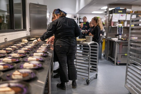 photo taken during the little dinner series beetlejuice event