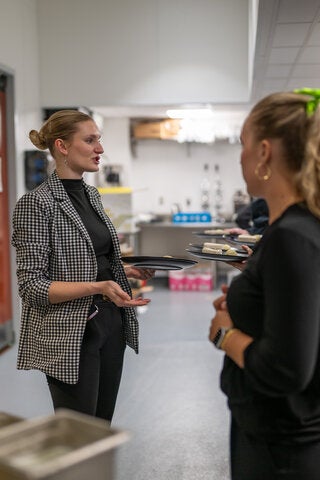 photo taken during the little dinner series beetlejuice event