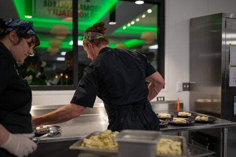 photo taken during the little dinner series beetlejuice event