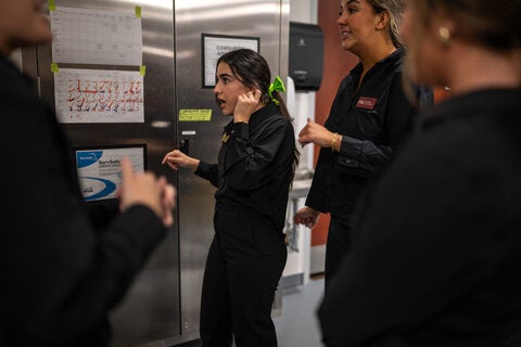 photo taken during the little dinner series beetlejuice event