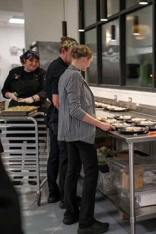 photo taken during the little dinner series beetlejuice event