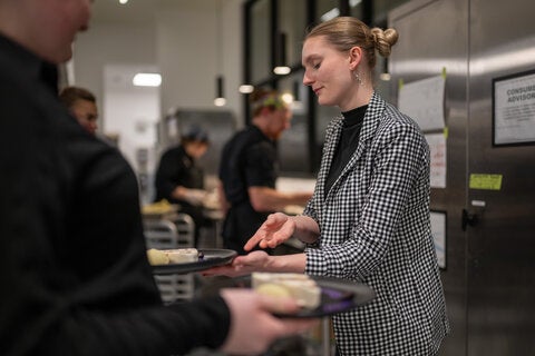 photo taken during the little dinner series beetlejuice event