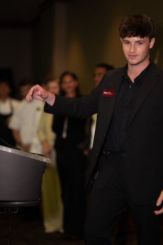 photo taken during the little dinner series beetlejuice event