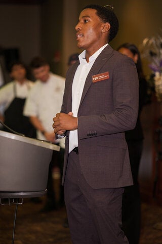 photo taken during the little dinner series beetlejuice event