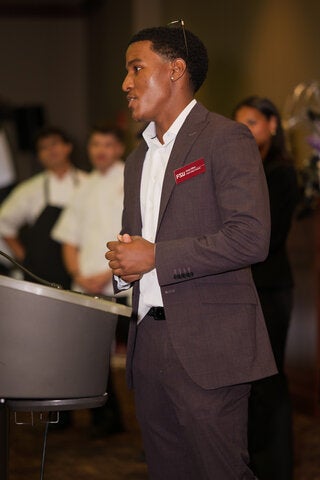 photo taken during the little dinner series beetlejuice event