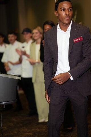 photo taken during the little dinner series beetlejuice event