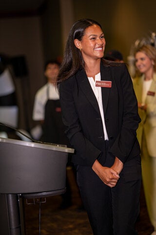 photo taken during the little dinner series beetlejuice event