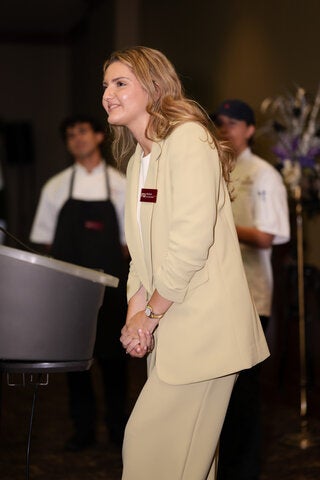 photo taken during the little dinner series beetlejuice event