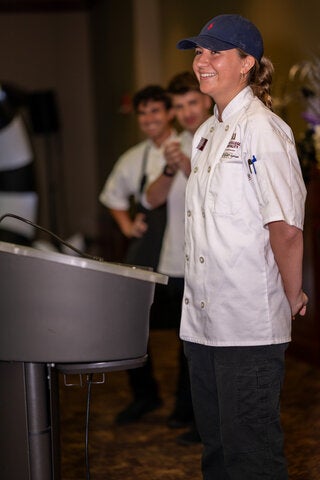 photo taken during the little dinner series beetlejuice event