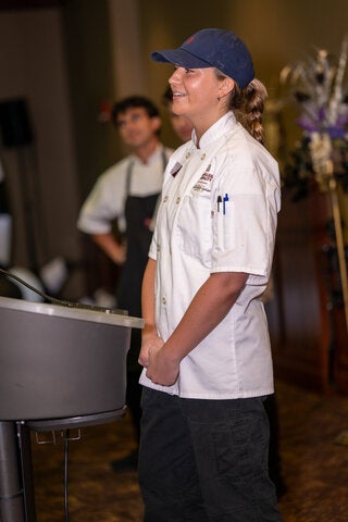 photo taken during the little dinner series beetlejuice event