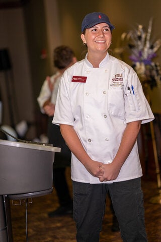 photo taken during the little dinner series beetlejuice event